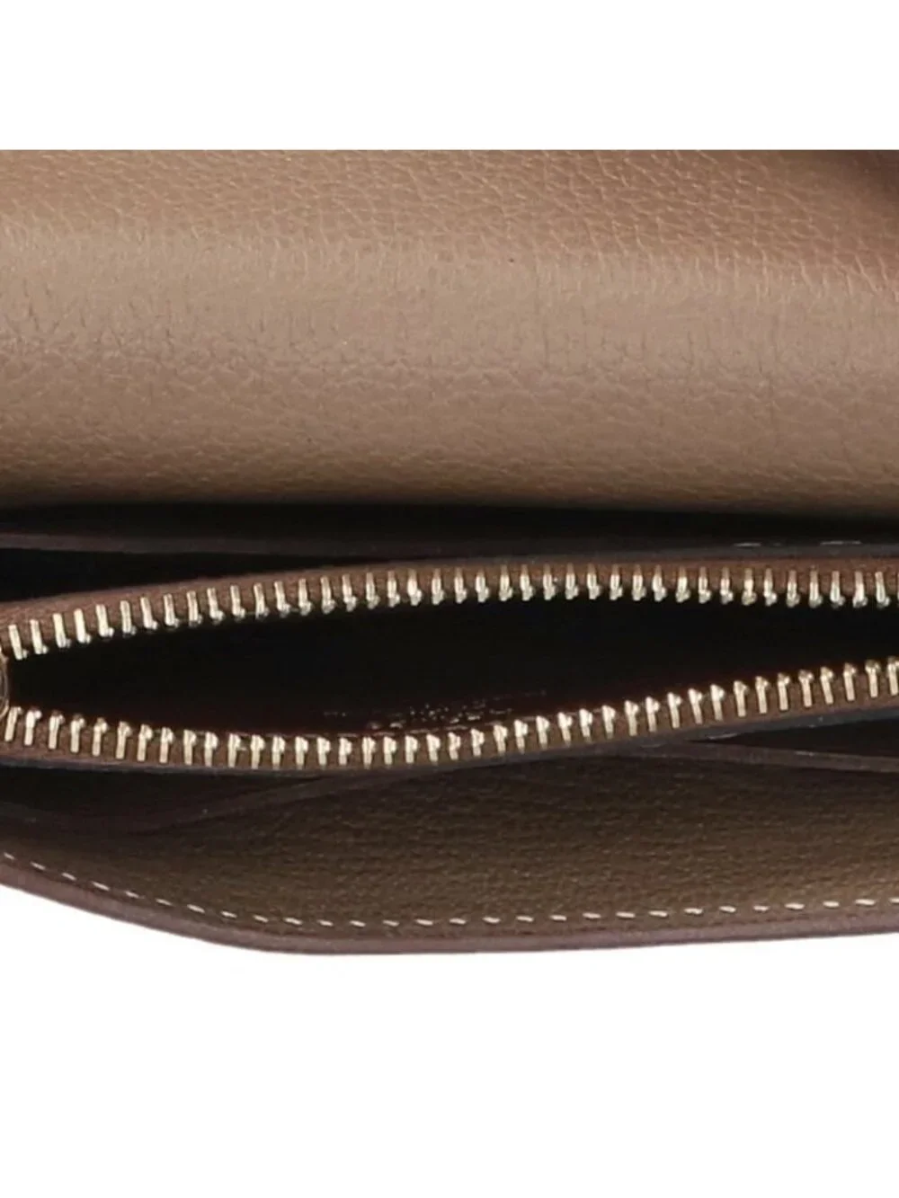 Hermes Constance Slim Bifold Etoupe Leather Wallet